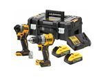 Akku Kombopack DCK2051H2T- DCD800 + DCF850, 2x 5,0Ah Powerstack + Lader - Dewalt