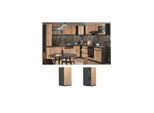 Vicco Hängeschrank Küchenschrank Küchenmöbel R-Line J-Shape Anthrazit Eiche 30 cm modern