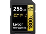 Lexar Professional SDXC Gold 256GB 1800x UHS-II V60