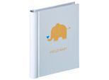 Walther MA-148-L Einsteckalbum Baby Animal blau für 30 Fotos