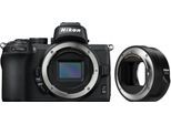 Nikon Z50 Gehäuse + FTZ II Bajonettadapter - nach 100 EUR Nikon Sommer-Sofortrabatt