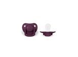 Filibabba Pacifiers 2-pack - Plum 0-6 months