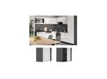 VICCO Küchenschrank Hängeschrank Eckhängeschrank 57 cm R-Line Anthrazit