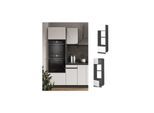Vicco Mikrowellenschrank Küchenschrank Küchenmöbel R-Line J-Shape Anthrazit Weiß 60 cm modern