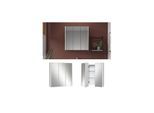 Vicco Spiegelschrank Badspiegel Wandspiegel Majest Weiß Hochglanz modern 67x68 cm Badezimmer Schrank Badschrank Badezimmermöbel Badmöbel Tür
