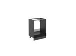 Vicco Herdschrank Küchenschrank R-Line Solid Anthrazit Schwarz 60 cm modern