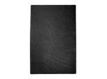 Karat Shaggy Hochflor Teppich Schwarz