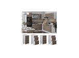 Vicco Schubladenunterschrank Küchenschrank Küchenzeile R-Line 40 cm Weiß Edelgrau Schublade