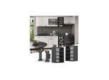 Vicco Regalhängeschrank Küchenschrank Küchenzeile R-Line 40 cm Anthrazit Fächer