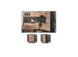 VICCO Küchenschrank Unterschrank Eckunterschrank 87 cm R-Line Anthrazit
