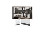 Vicco Geschirrspülerblende Küchenschrank Küchenmöbel R-Line J-Shape Anthrazit Weiß 60 cm modern