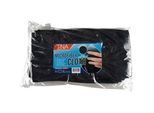 ENA Mikrofasertuch Shiny-Stretch 40 x 40 cm Schwarz, 10 Stück