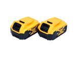 Dcb 184 P2 Akku Set 2x 18 v 5,0 Ah / 5000 mAh Li-Ion xr - Dewalt