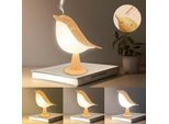 Lampe de Chevet Tactile, avec 3 Modes Dimmable, Lampes De Table Sans Fil, Décoration pour Maison