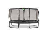 EXIT Allure Premium Trampolin 244x427cm - schwarz