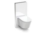 WC-Komplettpaket 36: DUSCH-WC Basic 1102 & Sanitärmodul 805S Weiß mit Sensor