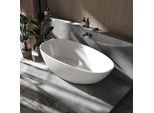 Freistehende Badewanne VELA aus Mineralguss Solid Stone - Farbe und Größe wählbar