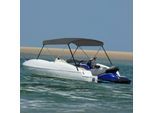 Longziming - 2-Bow Bimini Top Anthrazit 150x120x110 cm