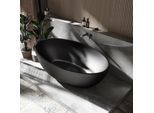 Freistehende Badewanne RELAX aus Mineralguss - 176 x 103 cm - verschiedene Farben - Zubehör optional