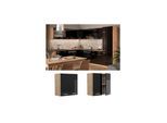 Vicco Hängeschrank Küchenschrank R-Line Solid Eiche Schwarz 60 cm modern