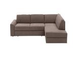 Xora Ecksofa , Braun , Textil , Uni , Ottomane rechts, L-Form , 227x167 cm , Stoffauswahl, seitenverkehrt erhältlich, Hocker erhältlich , Wohnzimmer, Sofas & Couches, Wohnlandschaften, Ecksofas