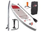 F2 Inflatable SUP-Board »Union«, (Set, 5 tlg., mit Paddel, Pumpe und Transportrucksack) F2 weiß/grau 11.5 (350cm*84cm*15cm) 350 cm