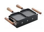 Raclette »TTM Twiny Cheese noir«, 2 St. Raclettepfännchen, - W