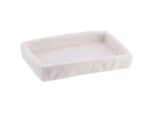 Tendance - porte savon polyresine rectangulaire effet pierre - blanc