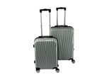 HTI-Living Kofferset 2-teilig High Level Silber