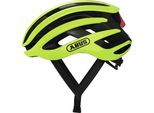 Fahrradhelm ABUS "AIRBREAKER" Helme Gr. S Kopfumfang: 51 cm - 55 cm, gelb (neon yellow) Fahrradhelme für Erwachsene