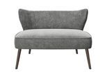 Playboy 2-Sitzer-Sofa , Anthrazit , Textil , Vintage , 112x76x73 cm , Wohnzimmer, Sofas & Couches, Sofas, Textilsofas