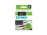 DYMO Original D1-Etikettenband | weiß auf schwarz | 19 mm x 7 m | selbstklebendes Schriftband | für LabelManager-Beschriftungsgerät