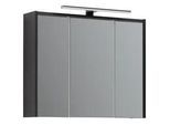 Stylife Spiegelschrank , Holzwerkstoff , 6 Fächer , 74.5x62.7x16 cm , Made in Germany , Badezimmer, Badmöbelsets & -serien, Badmöbelserien