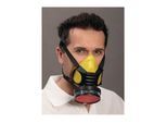 Demi-masque de protection respiratoire Polimask gamma / silicones en 140 sans filtre, silicone