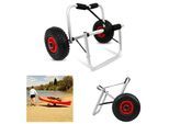 Swanew - Chariot pour kayak Chariot de transport kayak Roues ballon 80 kg