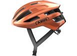 Fahrradhelm ABUS "POWERDOME" Helme Gr. S Kopfumfang: 51 cm - 55 cm, orange Fahrradhelme für Erwachsene