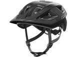 Fahrradhelm ABUS "ADURO 3.0" Gr. L, schwarz (race schwarz), Helme, L Kopfumfang: 58cm - 62cm