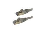 StarTech.com 3m Gray Cat6a / Cat 6a Shielded Ethernet Patch Cable 3 m - patch cable - 3 m - grey - Grau - 3 meter