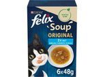 Felix Soup Suppe 6x48g Kabeljau, Thunfisch, Scholle