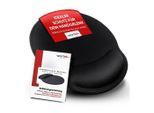 wortek Mauspad Ergonomisches Mousepad mit Handgelenkauflage