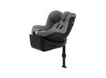 Cybex - Siege Auto isofix sirona Gi i-Size - Groupe 0+/1 - Rotation 360° - Harnais 3 points - Face et dos route - Lava Grey