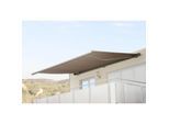 Elektrische Kassettenmarkise H123, Markise Vollkassette 4,5x3m ~ Polyester Sand
