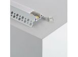 Ledkia - Aluminiumprofil Integrierung in Gips/Pladur für Ecken für LED-Streifen bis 8 mm 1 m