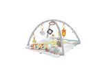 Mattel HBB74 - Fisher-Price - 5 Sinne - Krabbeldecke, kuschlige Spieldecke