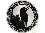 1 Kilogramm Silbermünze Australien Kookaburra 1997