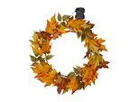 STAR TRADING LED-Lichterkette »Herbstkranz, 30 LEDs, Ø 45 cm,«, 30 St.-flammig