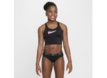 Nike Swim Midkini-Set mit Cross-Back für ältere Kinder (Mädchen) - Schwarz