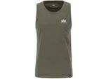 Alpha Industries Muscleshirt »ALPHA INDUSTRIES Men - Tanks Small Logo Tank« Alpha Industries dark olive M