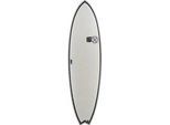 Light Woofer Cv Pro Epoxy Futureá 6'1 Surfboard white