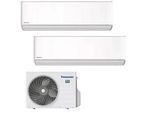 Panasonic Etherea MultiSplit Duo Wandgeräte CS-Z25ZKEW + CS-Z50ZKEW + CU-2Z50TBE| 2,5 kW + 5 kW - Weiß